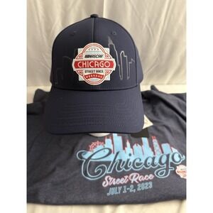 NASCAR Chicago Street Race 2024 Hat & 2XL Shirt Bundle Limited Edition NWT